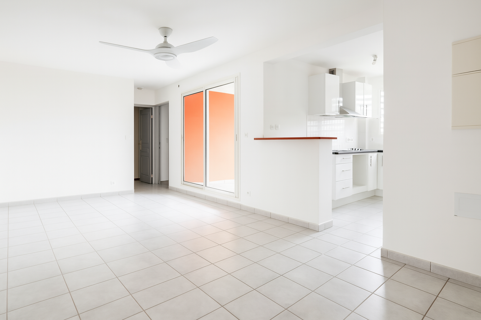 Séjour après retouche photo immobilière ImageUp